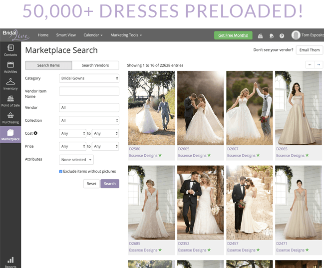 bridal warehouse website