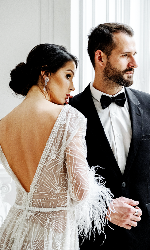 Bride and groom